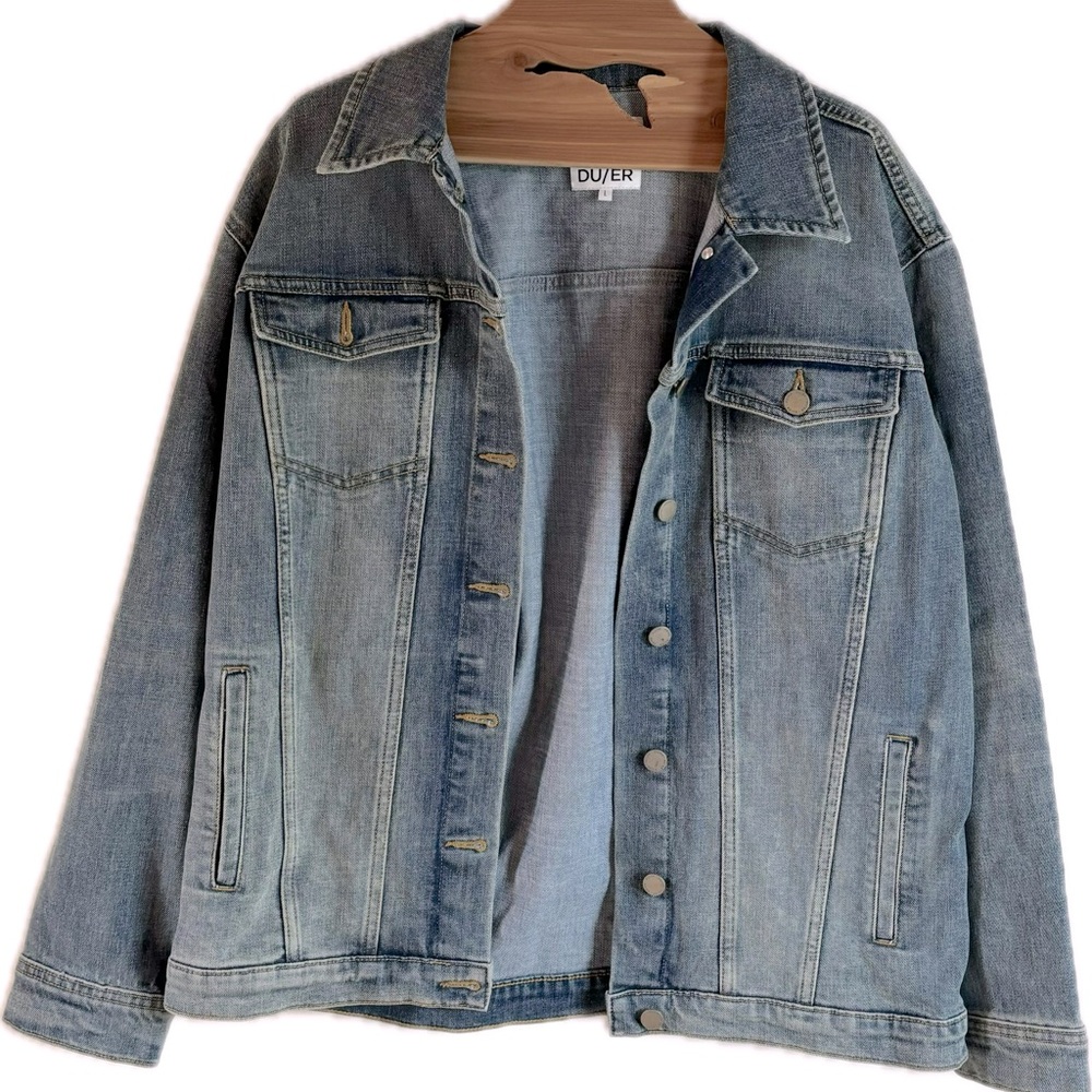 NWOT DU/ER Women’s Blue Denim Jacket